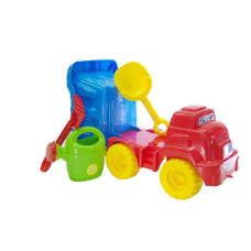 Игровой Набор для песочницы №2 013565 с лейкой Красно-голубой