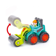 Детская игрушечная машинка Hola Асфальтоукладчик Стройтехника 7 см подвижные детали пластик Разноцветный (3116B-1-RT)
