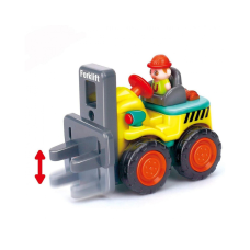 Детская игрушечная машинка Hola Автопогрузчик Стройтехника 7 см подвижные детали пластик Разноцветный (3116B-3-RT)
