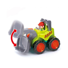 Детская игрушечная машинка Hola Бульдозер Стройтехника 7 см подвижные детали пластик Разноцветный (3116B-2-RT)