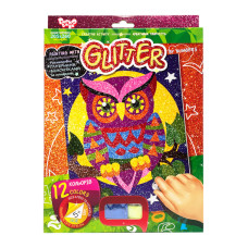 Раскраска глиттерными блестками по номерам 