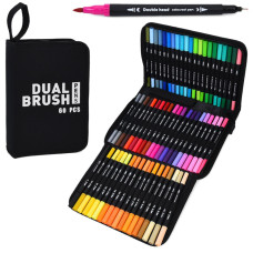 Набор скетч-маркеров MK 5766-60 двусторонние 60 штук