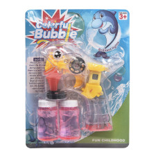 Пистолет с мыльными пузырями Дельфинчик 9618-14 со светом и звуком