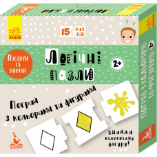 Детские логические пазлы Ranok Creative Поиграй с цветами и фигурками 15 карточек Разноцветный (889003-RT)
