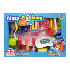 Игровой набор Limo Toy Доктор-волшебник 22 предмета медицинские инструменты и аксессуары пластик Разноцветный (M 0462 U/R-C-RT)