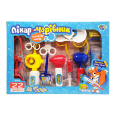 Игровой набор Limo Toy Доктор-волшебник 22 предмета медицинские инструменты и аксессуары пластик Разноцветный (M 0462 U/R-D-RT)