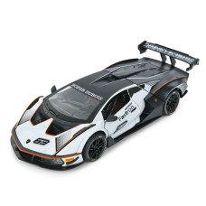 Детская инерционная машинка AP-2036(White) двери открываются, свет и звук, 1:24, 23 см Детская инерционная машинка AP-2036(White) двери открываются, свет и звук, 1:24, 23 см