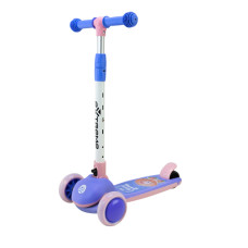 Детский самокат 3-х колесный SC817(Pink) с музыкой и светом Детский самокат 3-х колесный SC817(Pink) с музыкой и светом