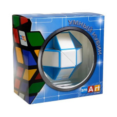 Змейка Рубика Smart Cube бело-голубая SCT401 в коробке Змейка Рубика Smart Cube бело-голубая SCT401 в коробке
