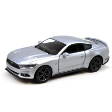 Детская модель машинки Ford Mustang GT (2015) Kinsmart KT5386FW, 1:38  Silver