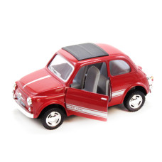 Коллекционная игрушечная модель FIAT 500 KT5004W инерционная (Красный)