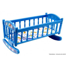 Кроватка для куклы Барби S0013 качалка   S0013(Blue)