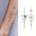 Набор временных татуировок Fresh Tattoo, Черные мини №2, 30 штук (black-tattoo-mini-set-2-3-RT)