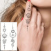 Набор временных татуировок Fresh Tattoo, Черные мини №2, 30 штук (black-tattoo-mini-set-2-3-RT)