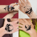Набор временных татуировок Fresh Tattoo, Черные мини №3, 30 штук (black-tattoo-mini-set-3-3-RT)