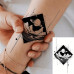 Набор временных татуировок Fresh Tattoo, Черные мини №3, 30 штук (black-tattoo-mini-set-3-3-RT)