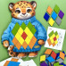 Пазлы-вкладыши для малышей Ubumblebees ПСД289 Гепард, 24 задания (ПСД289-RT)