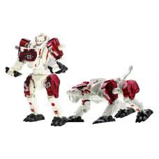 Трансформер детский  JUNFA робот и животное собака 12х7х3 см пластик Красный (E2004-RT)