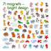 Настольная игра на магнитах обучающая Magdum ML4032-01 EN M Животные (ML4032-01 EN-RT)