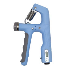 Эспандер кистевой с регулируемой нагрузкой и счетчиком MS 4219(Light-Blue) 10-100 кг