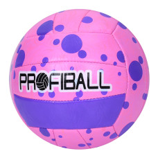 Мяч волейбольный MS 3814(Pink) диаметр 21 см, ПВХ, 260-280 грамм