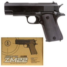 Детский пистолет Cyma ZM22 металлический 19х14 см Черный (ZM22-RT)