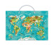 Детская магнитная карта мира животных 200267, 36 элементов Детская магнитная карта мира животных 200267, 36 элементов