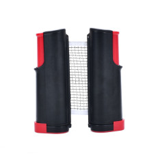 Сетка для настольного тенниса с фиксаторами для стола MS 4176(Black-Red) длина 165 см