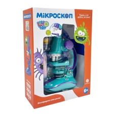 Детский микроскоп SK 0006(Turquoise) свет, 19,5 см, 2 пробирки, стекло Детский микроскоп SK 0006(Turquoise) свет, 19,5 см, 2 пробирки, стекло