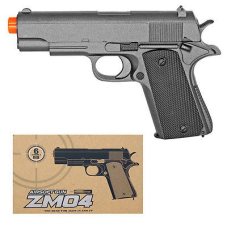 Пистолет игрушечный  Cyma ZM 04 с набором пуль пластик и металл Черный (ZM04-RT)