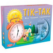 Детская развивающая игра Artos Games Тик-Так 15 карточек на украинском языке Разноцветный (0819-RT)