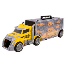 Детский трейлер с машинками LH638, 6 машинок