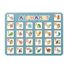 Деревянный алфавит-вкладыш английский 