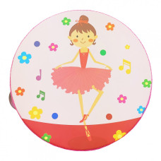 Деревянная игрушка Бубен MD 0367  15 см  Балерина