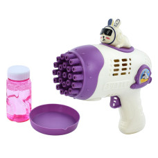 Мыльные пузыри Бластер 10163M(Violet) 17 см, запаска 7,5 см