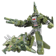 Трансформер детский A-Toys робот и самолёт тёмный камуфляж 15 см Зеленый (339-85-S(Green)-RT)