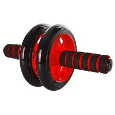 Тренажер колесо для мышц пресса MS 0872 диаметр 14 см (Красный)