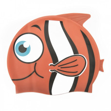 Детская шапочка для плавания 26025 в форме рыбки (Оранжевый)