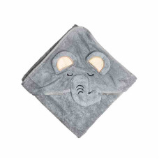 Детское полотенце с капюшоном MGZ-0640(Gray) размер 80х80 см Детское полотенце с капюшоном MGZ-0640(Gray) размер 80х80 см