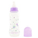 Бутылочка для кормления с силиконовой соской 1121_фіолетовий 250 мл