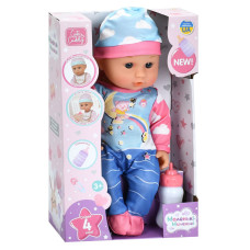 Детская кукла-пупс M 6184 I UA 30 см, бутылочка, музыка, 4 песни Детская кукла-пупс M 6184 I UA 30 см, бутылочка, музыка, 4 песни