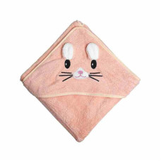 Детское полотенце с капюшоном MGZ-0640(Peach) размер 80х80 см Детское полотенце с капюшоном MGZ-0640(Peach) размер 80х80 см