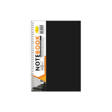 Блокнот А5 АП-1505, 80 листов, пружина сбоку Черный Блокнот А5 АП-1505, 80 листов, пружина сбоку Черный