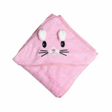 Детское полотенце с капюшоном MGZ-0640(Pink) размер 80х80 см Детское полотенце с капюшоном MGZ-0640(Pink) размер 80х80 см