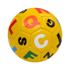Мяч футбольный Alphabet MS 4833(Yellow) размер №2, 90 г, в пакете