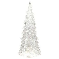 Декоративная Елка CX LED 17 см, прозрачная Прозрачный