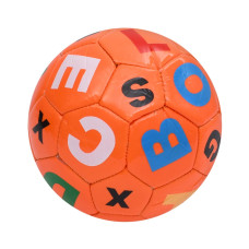 Мяч футбольный Alphabet MS 4833(Orange) размер №2, 90 г, в пакете