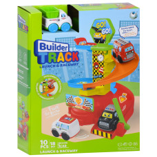 Детский игровой гараж-автотрек 099-1(White) машинка 7,5 см, 10 деталей