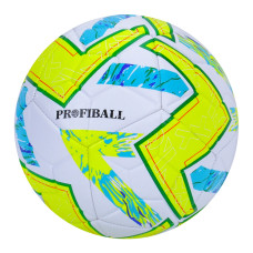 Мяч футбольный MS 4265(Yellow) 21,3 см, ПВХ, размер 5, 380-400 грамм