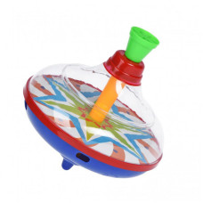 Детская игрушка Юла заводная 850 в сетке, высота 13 см Синий